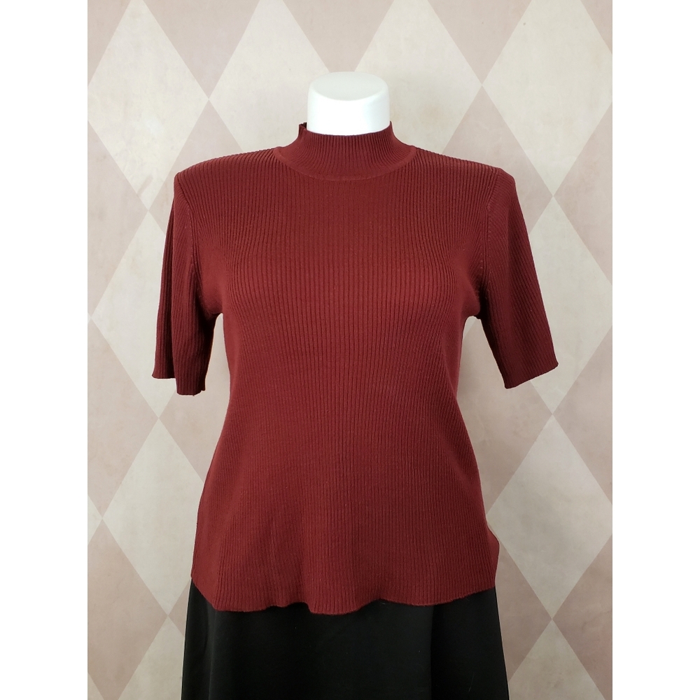 Sag Harbor | Red Sweater Top